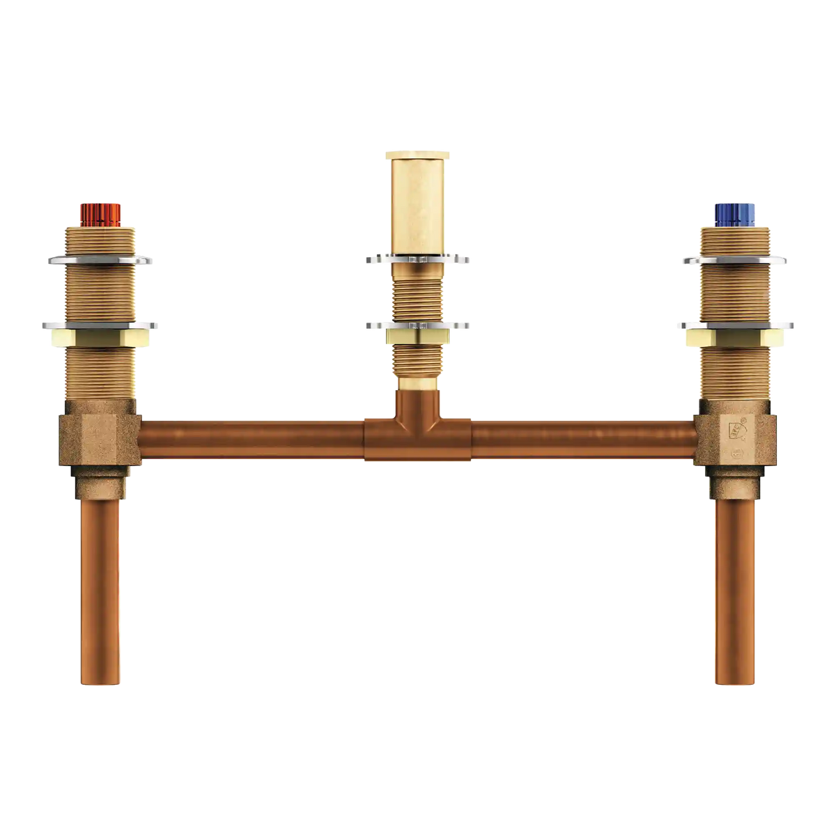 M-Pact Two Handle Roman Tub Valve 10" Center 1/2" CC Connection