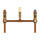 M-Pact Two Handle Roman Tub Valve 10" Center 1/2" CC Connection