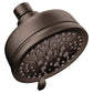 CFG Chrome four-function 4" diameter spray head eco-performance showerhead