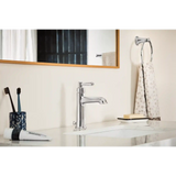 Ember Chrome one-handle low arc bathroom faucet
