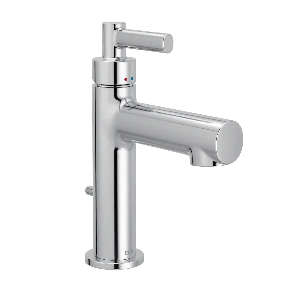 Aluma Chrome one-handle low arc bathroom faucet