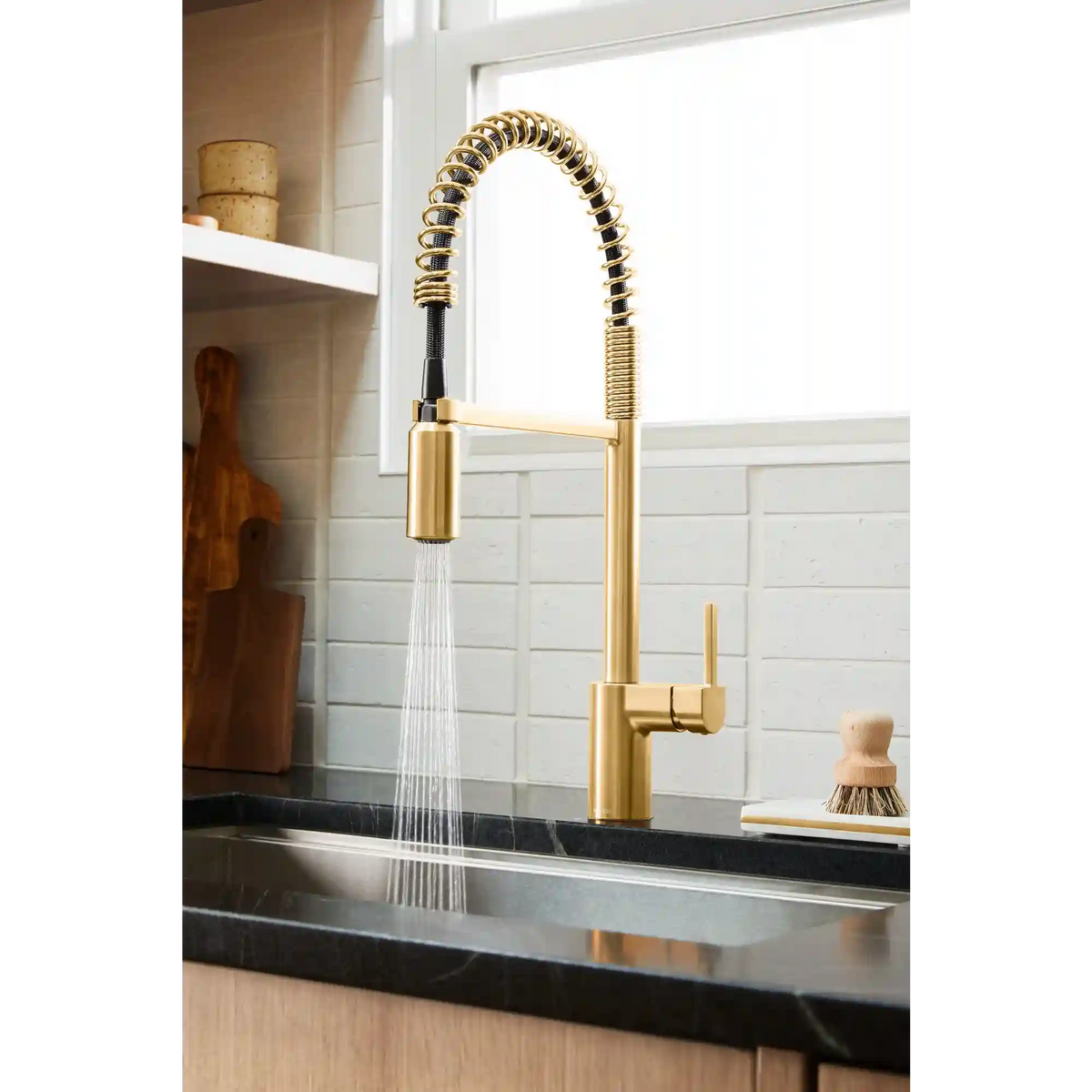 Align One-Handle Pre-Rinse Spring Pulldown Kitchen Faucet