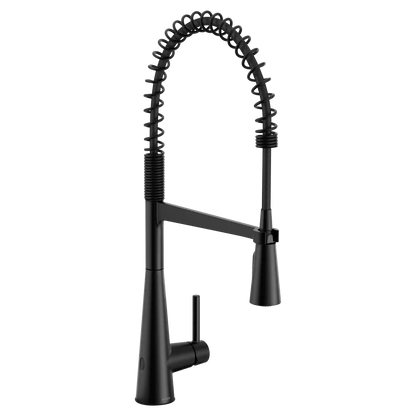 Sleek MotionSense Wave Single Sensor One-Handle Pre-Rinse Spring Pulldown Kitchen Faucet