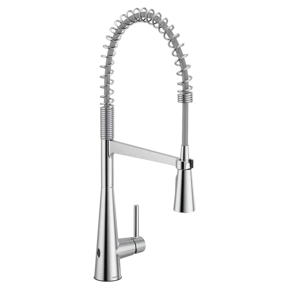 Sleek MotionSense Wave Single Sensor One-Handle Pre-Rinse Spring Pulldown Kitchen Faucet