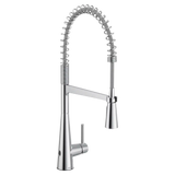 Sleek MotionSense Wave Single Sensor One-Handle Pre-Rinse Spring Pulldown Kitchen Faucet