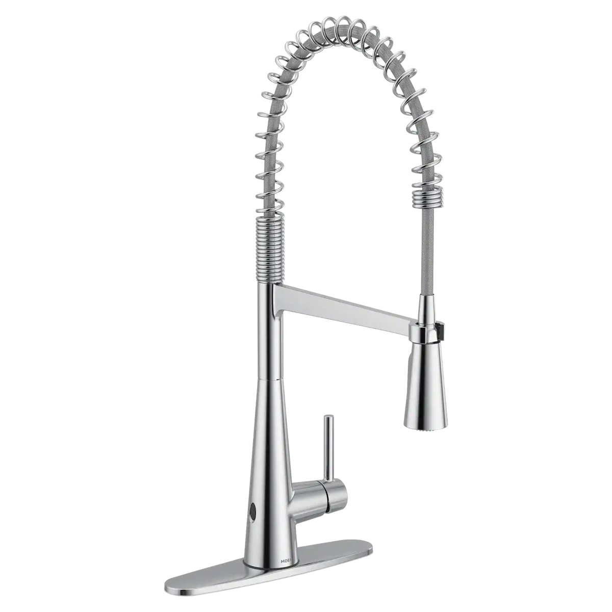 Sleek MotionSense Wave Single Sensor One-Handle Pre-Rinse Spring Pulldown Kitchen Faucet