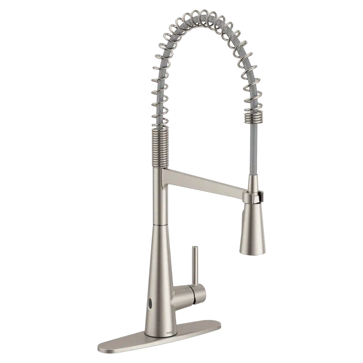 Sleek MotionSense Wave Single Sensor One-Handle Pre-Rinse Spring Pulldown Kitchen Faucet