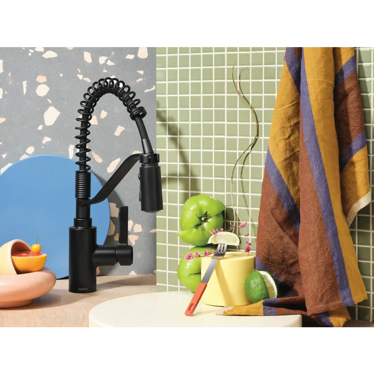Genta LX One-Handle High Arc Pulldown Kitchen Faucet