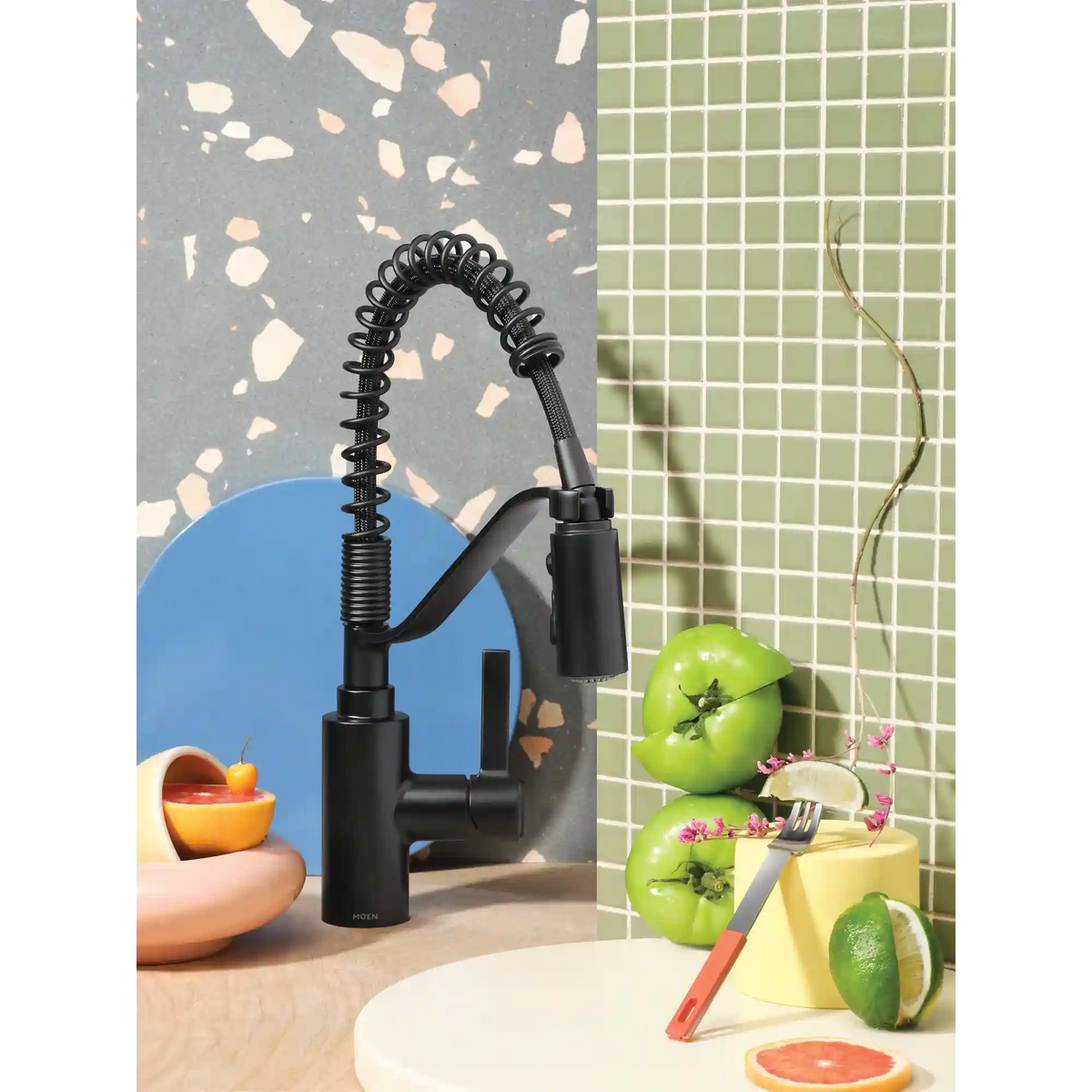Genta LX One-Handle High Arc Pulldown Kitchen Faucet