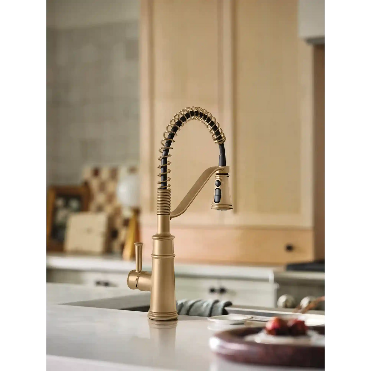 Genta LX One-Handle High Arc Pulldown Kitchen Faucet