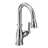 Brantford One-Handle High Arc Pulldown Single Mount Bar Faucet