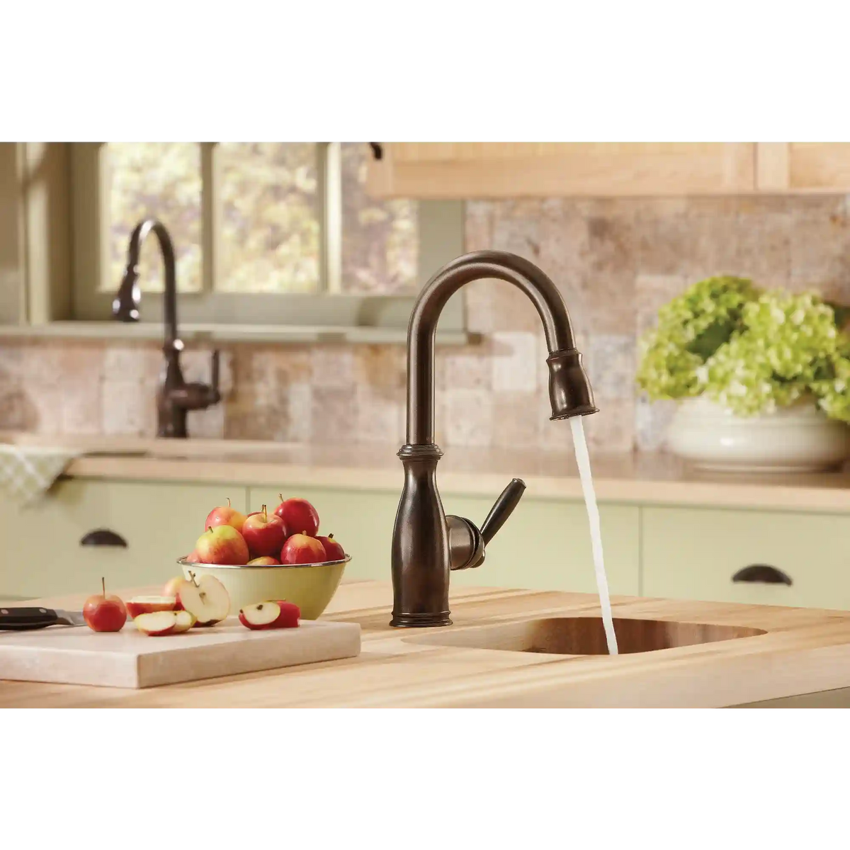 Brantford One-Handle High Arc Pulldown Single Mount Bar Faucet
