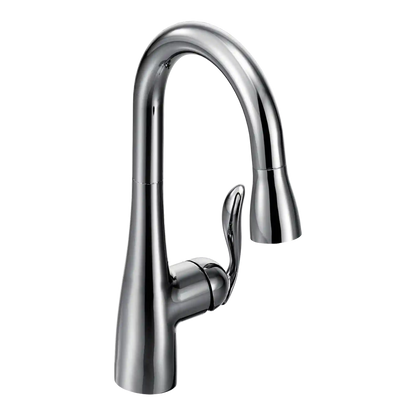 Arbor One-Handle High Arc Pulldown Single Mount Bar Faucet