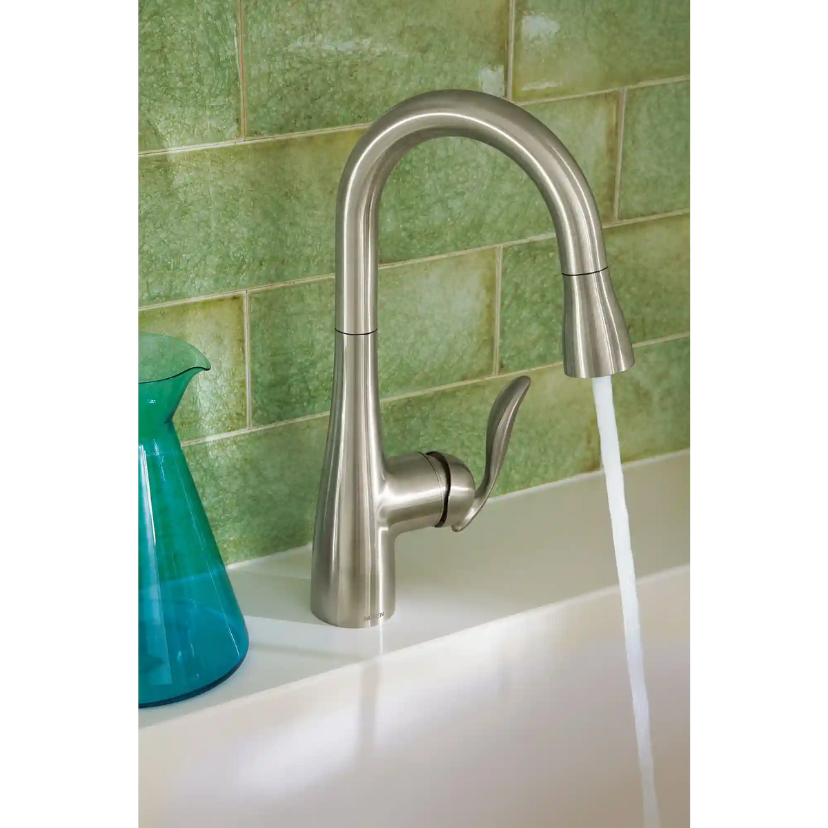 Arbor One-Handle High Arc Pulldown Single Mount Bar Faucet