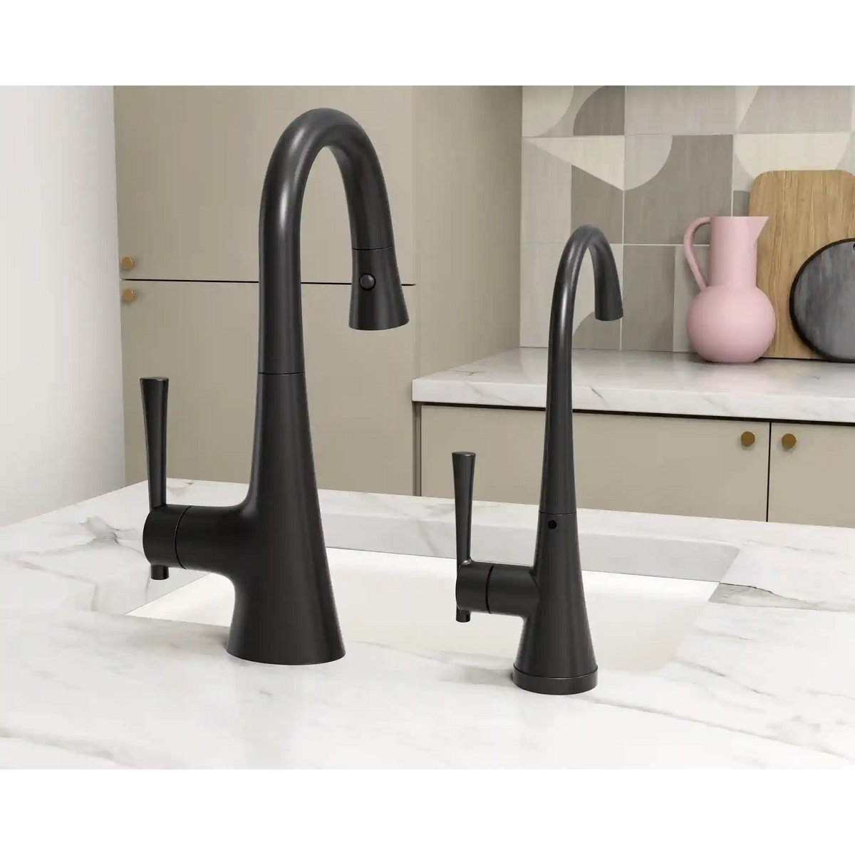 Moen One-Handle High Arc Single Mount Beverage Faucet