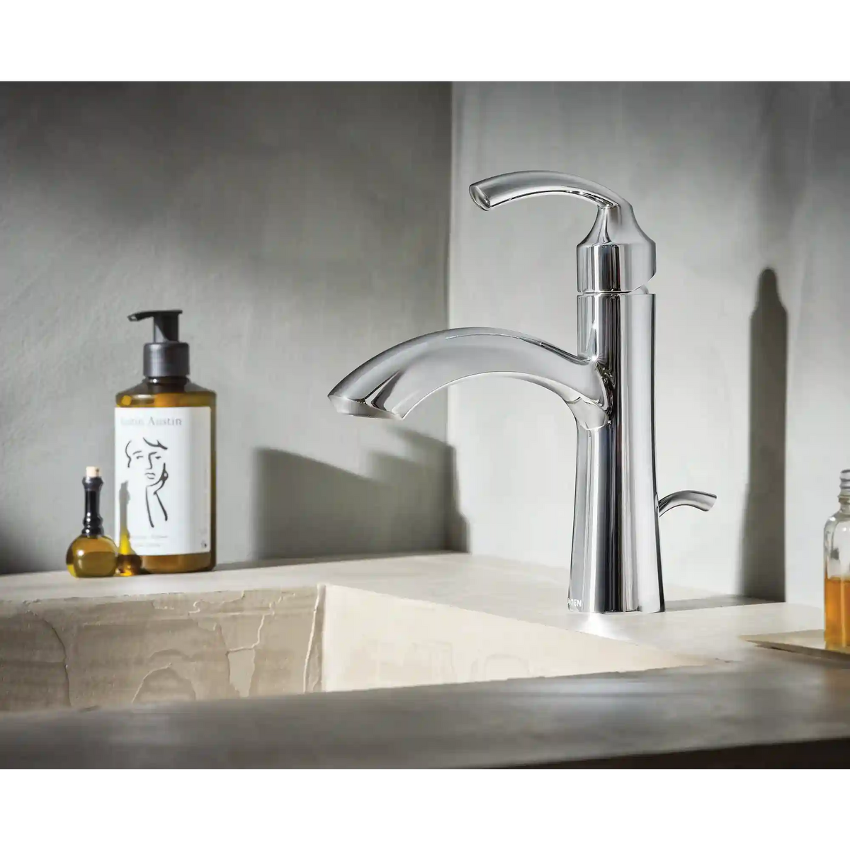 Glyde One-Handle High Arc Bathroom Faucet