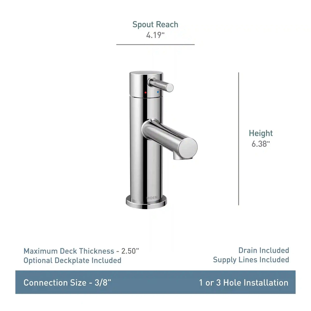 Align One-Handle High Arc Bathroom Faucet