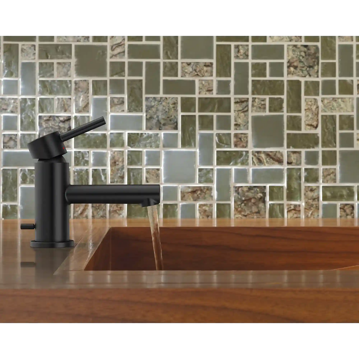 Align One-Handle Low Arc Low Profile Bathroom Faucet