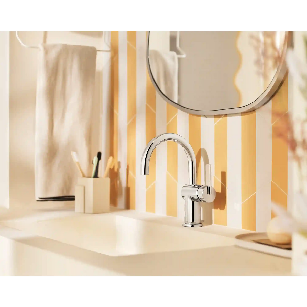 Cia One-Handle High Arc Bathroom Faucet