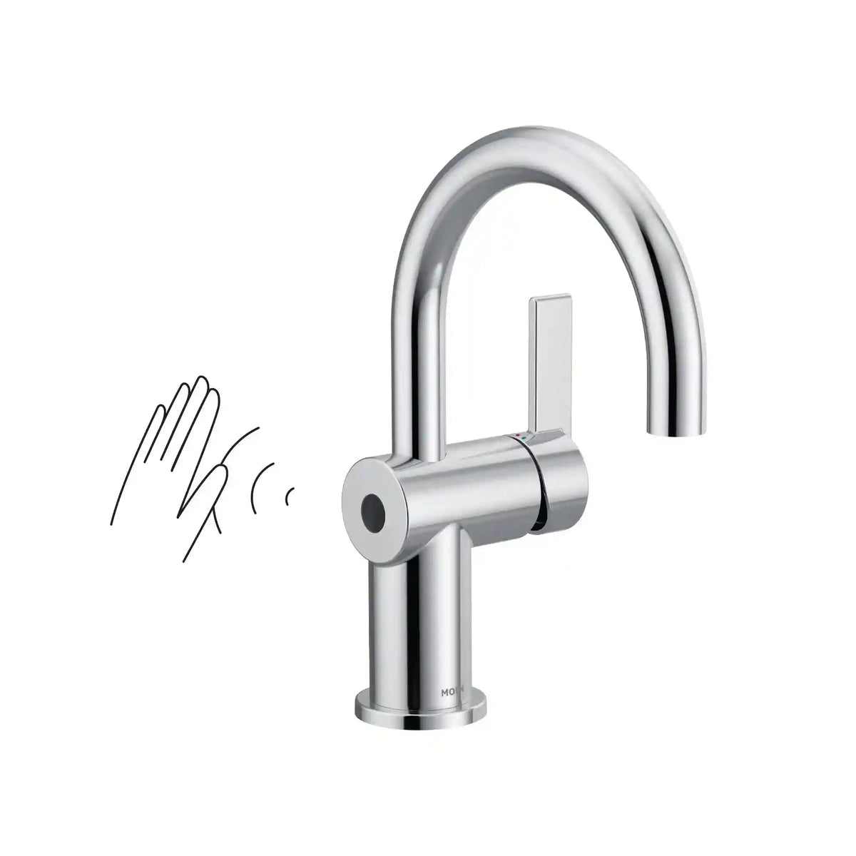 Cia MotionSense Wave One-Handle High Arc Single Sensor Bathroom Faucet