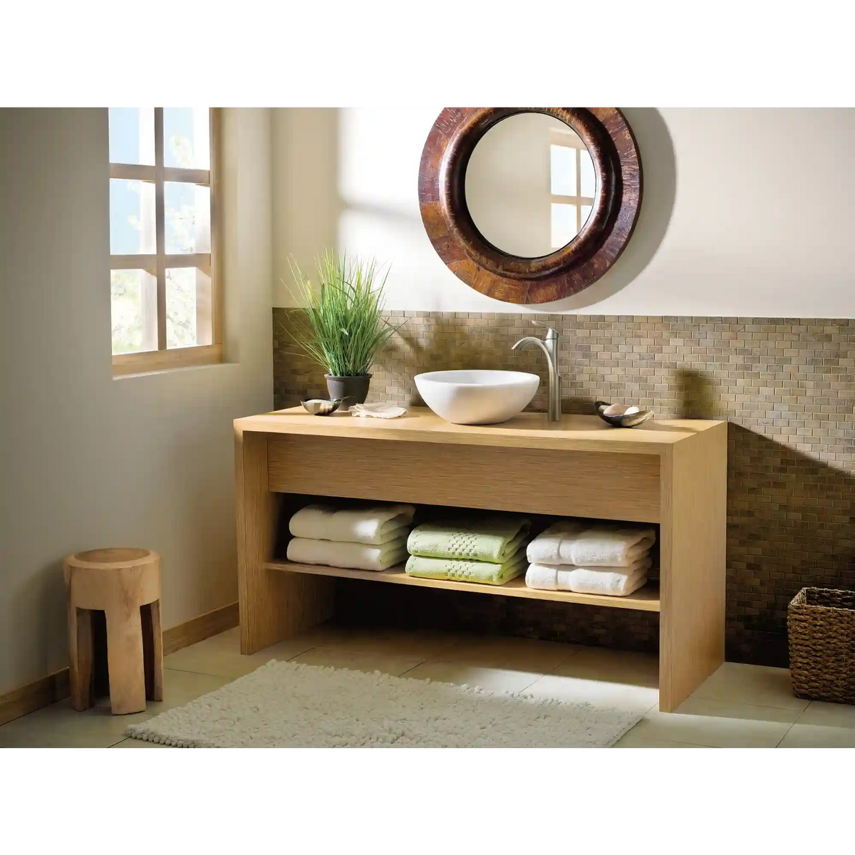 Eva One-Handle Low Arc Bathroom Faucet