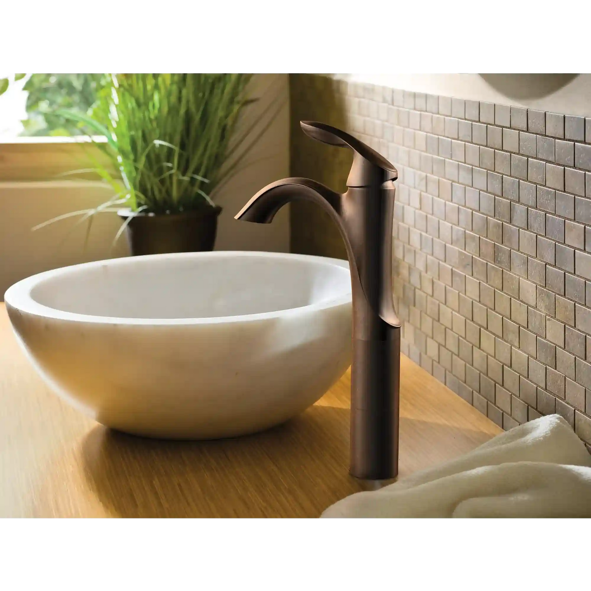 Eva One-Handle High Arc Bathroom Faucet