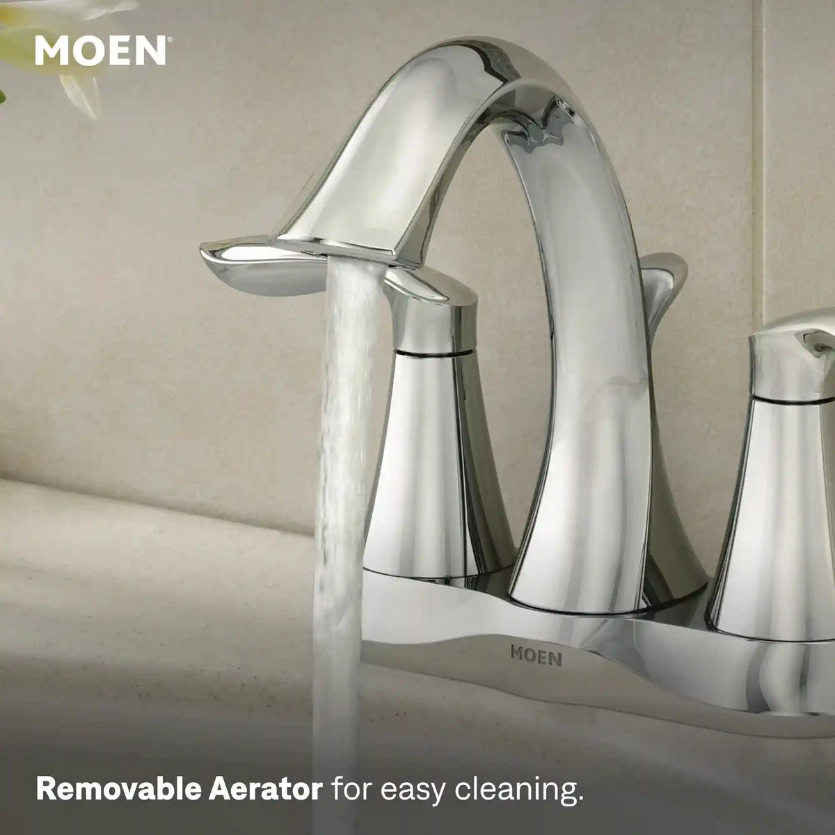Eva Two-Handle High Arc Bathroom Faucet