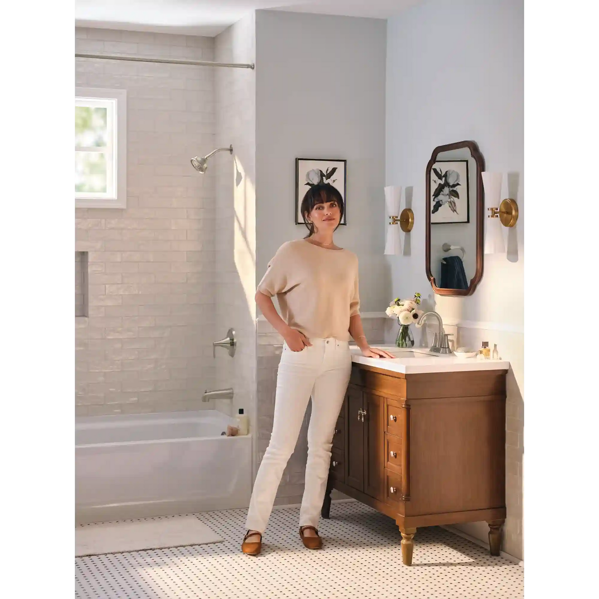 Jase Two-Handle High Arc Bathroom Faucet
