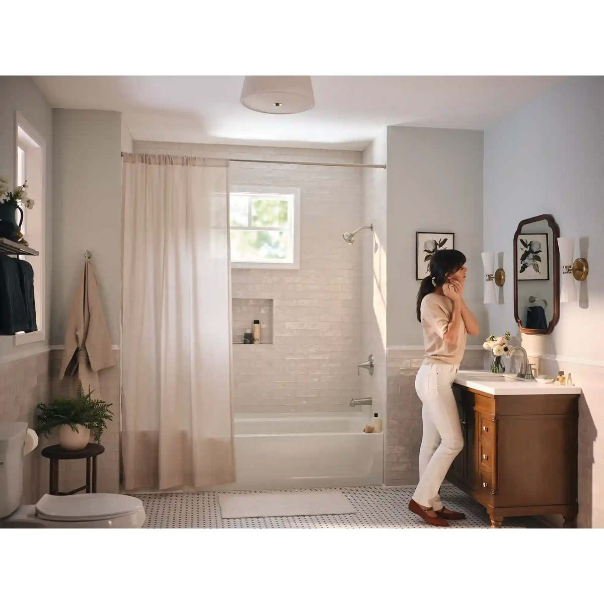 Jase Two-Handle High Arc Bathroom Faucet