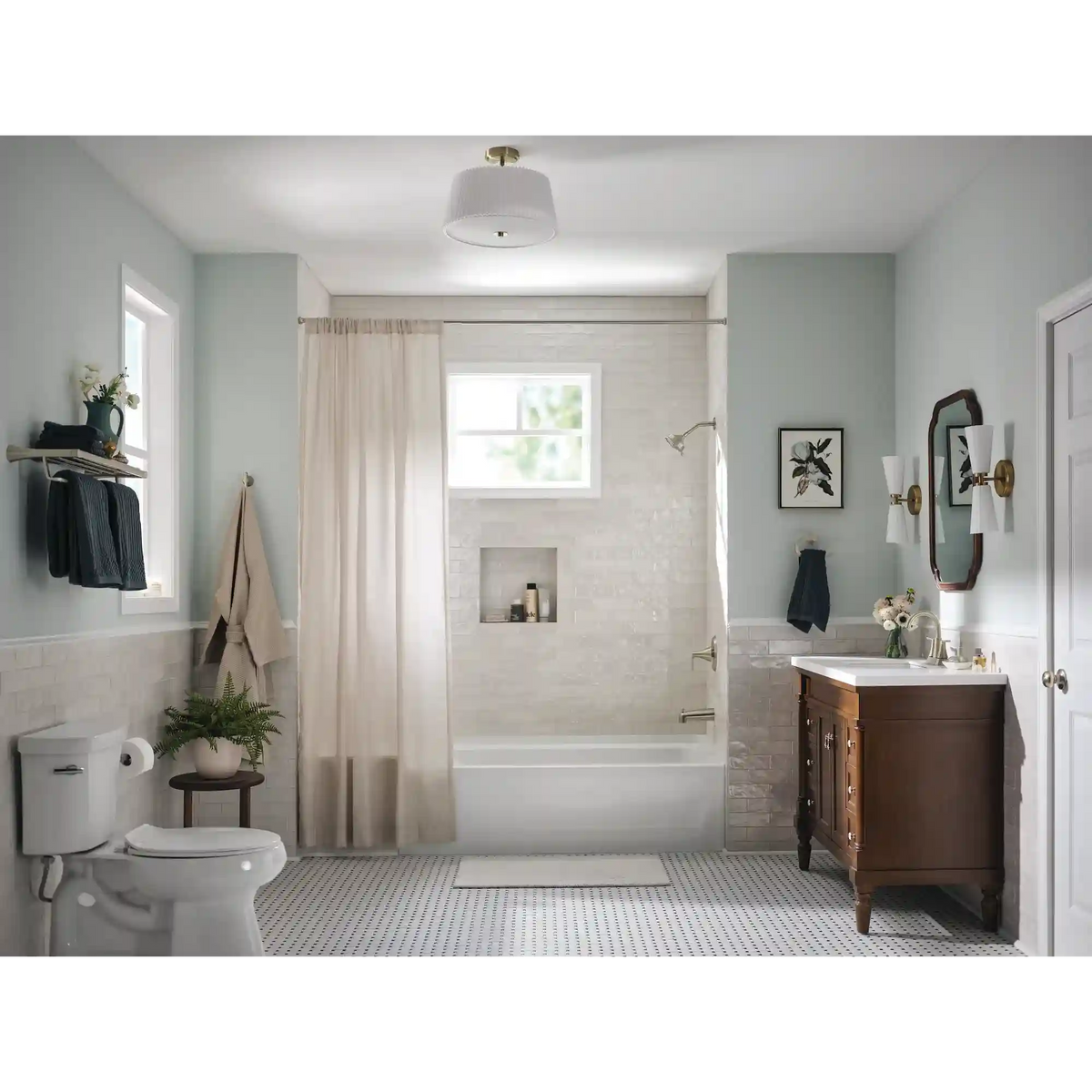 Jase Two-Handle High Arc Bathroom Faucet