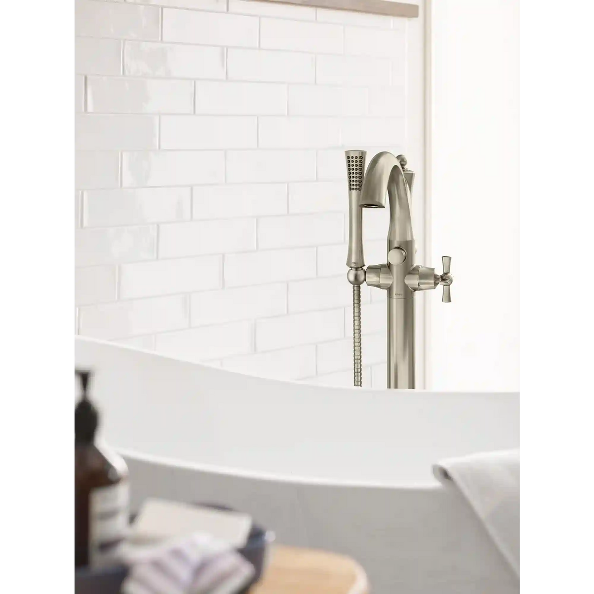 Wynford One-Handle Tub Filler Includes Hand Shower