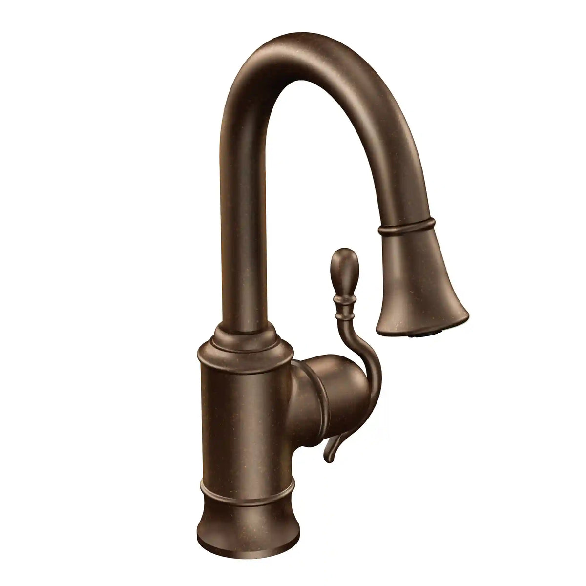 Woodmere One-Handle High Arc Pulldown Bar Faucet