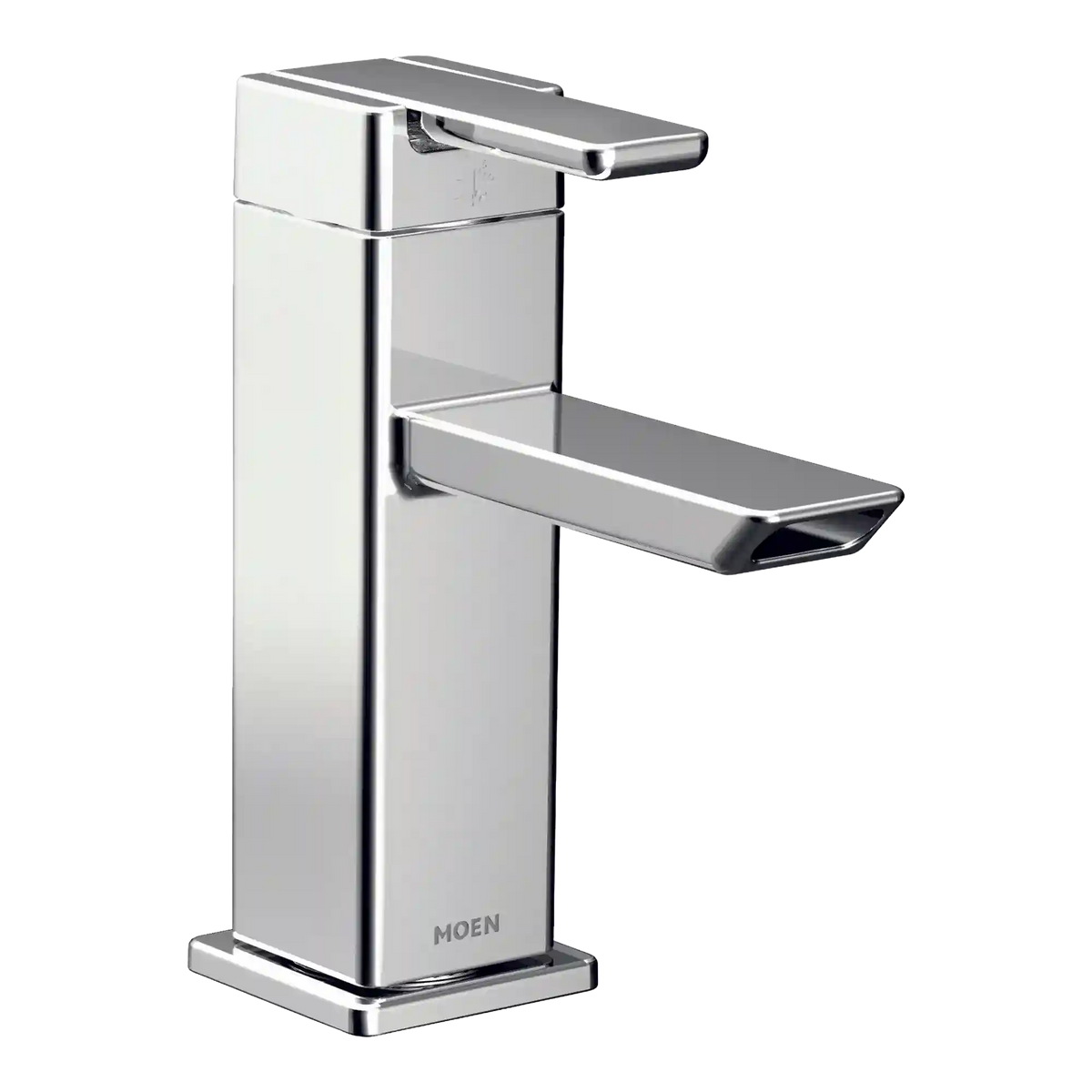 90 Degree One-Handle Low Arc Bathroom Faucet