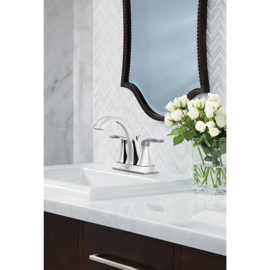 Voss Two-Handle High Arc Bathroom Faucet