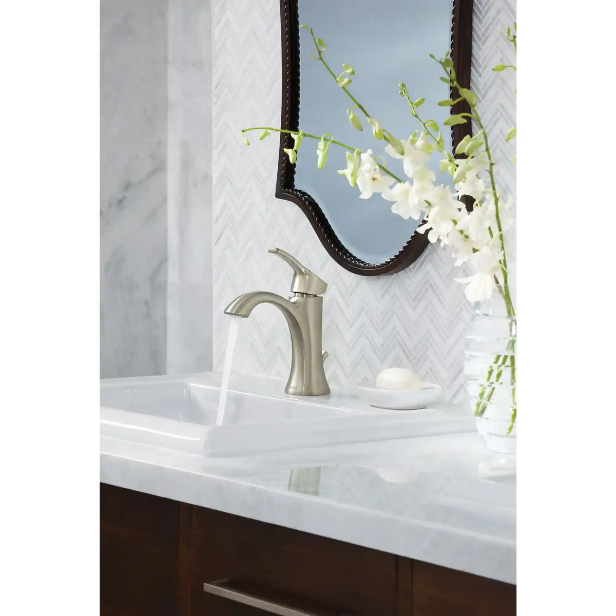Voss One-Handle High Arc Bathroom Faucet