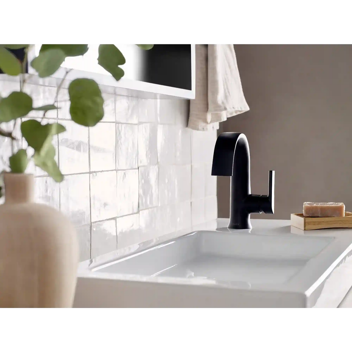 Doux One-Handle High Arc Bathroom Faucet