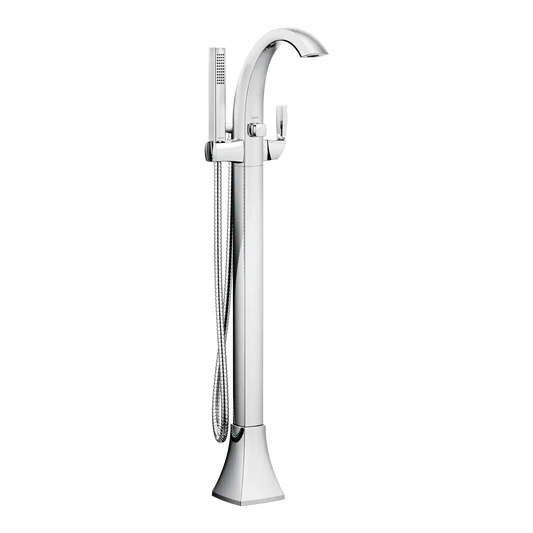 Voss One-Handle Tub Filler Including Handheld Shower