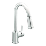 Level One-Handle High Arc Pulldown Kitchen Faucet
