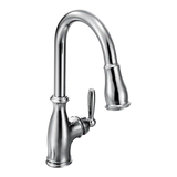 Brantford One-Handle High Arc Pulldown Kitchen Faucet