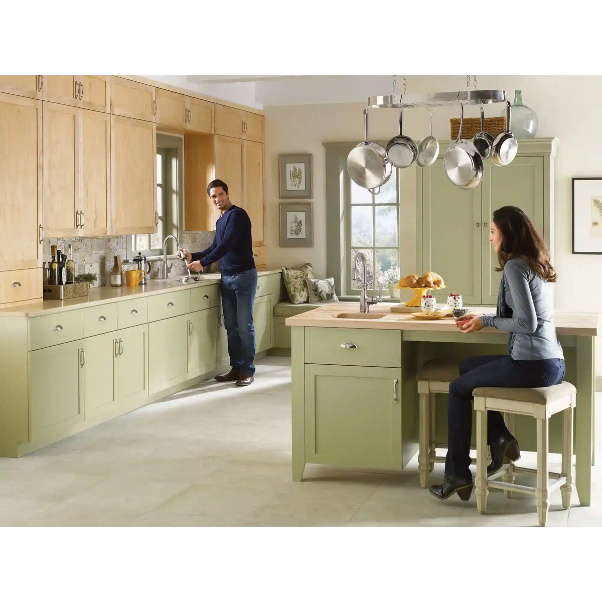 Brantford One-Handle High Arc Pulldown Kitchen Faucet