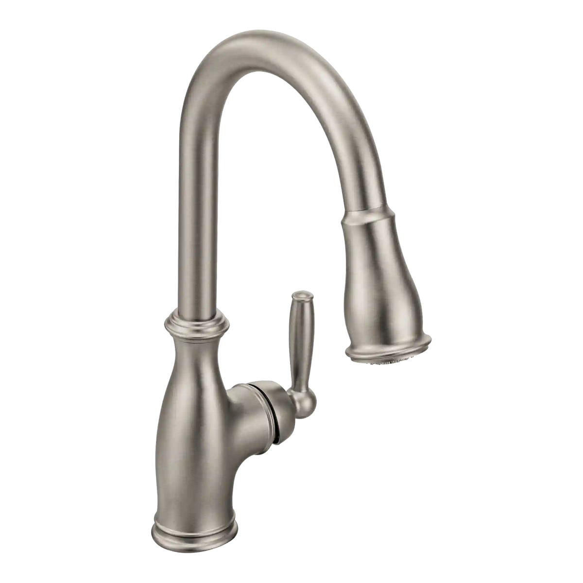 Brantford One-Handle High Arc Pulldown Kitchen Faucet