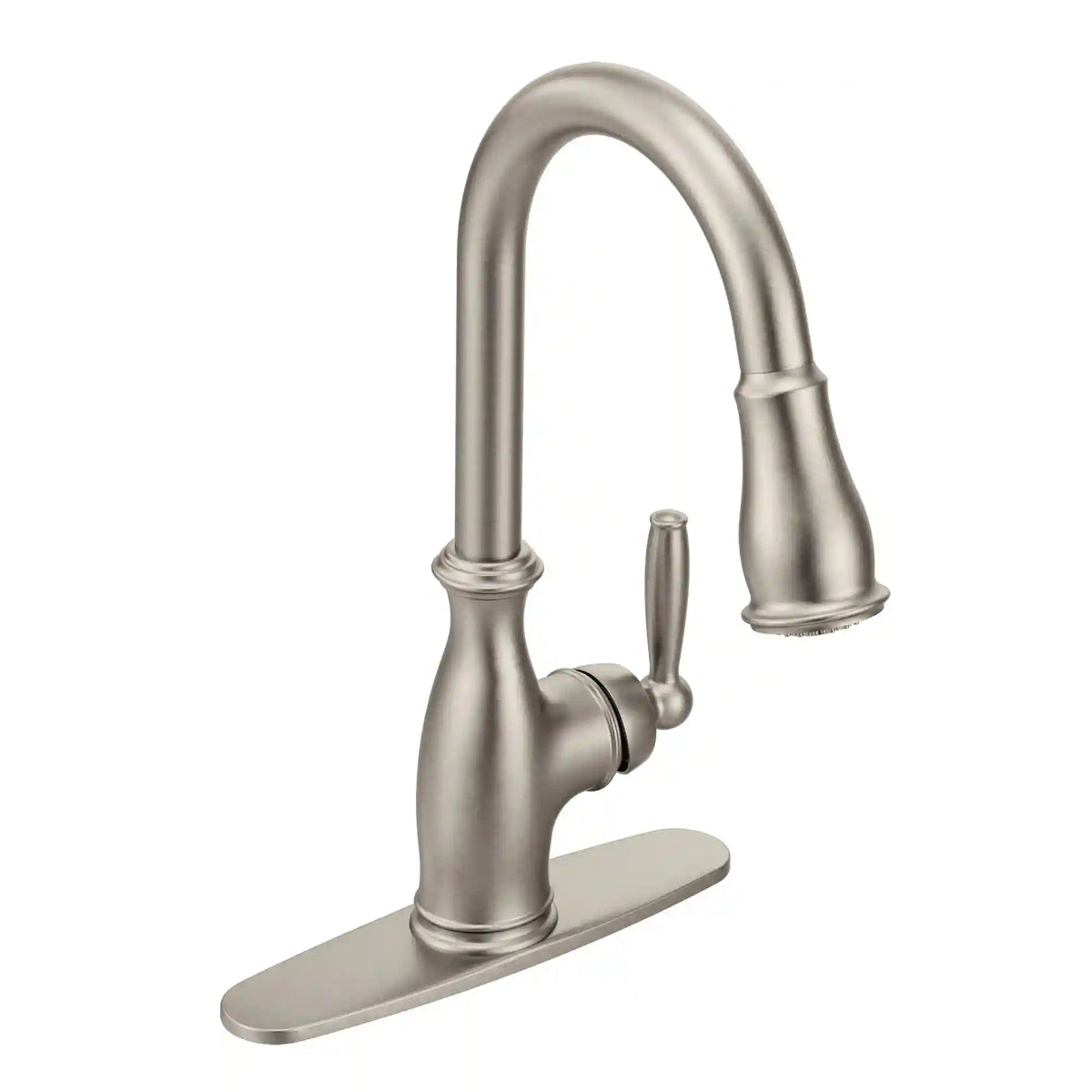 Brantford One-Handle High Arc Pulldown Kitchen Faucet