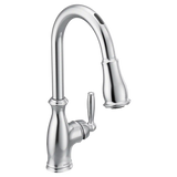 Brantford Smart Faucet Voice Control One-Handle High Arc Pulldown Kitchen Faucet