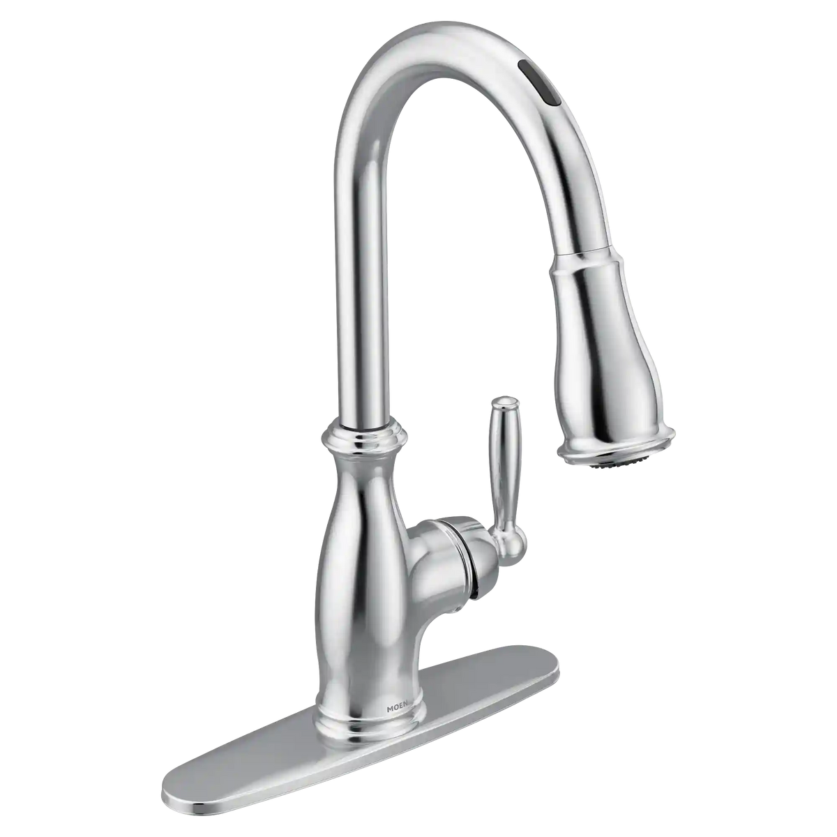 Brantford Smart Faucet Voice Control One-Handle High Arc Pulldown Kitchen Faucet