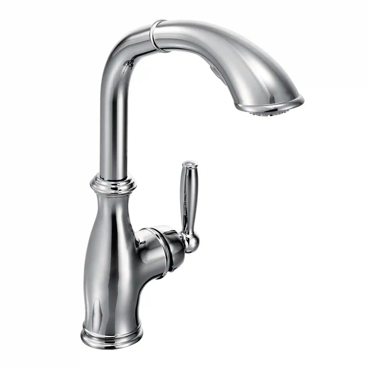 Brantford One-Handle High Arc Pullout Kitchen Faucet