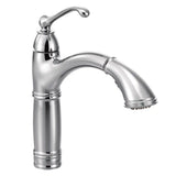 Brantford One-Handle High Arc Pullout Kitchen Faucet