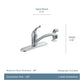 Chateau One-Handle Low Arc Kitchen Faucet