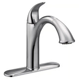 Camerist One-Handle Low Arc Pullout Kitchen Faucet