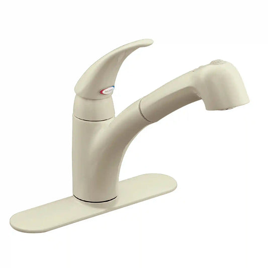 Extensa One-Handle Low Arc Pullout Kitchen Faucet