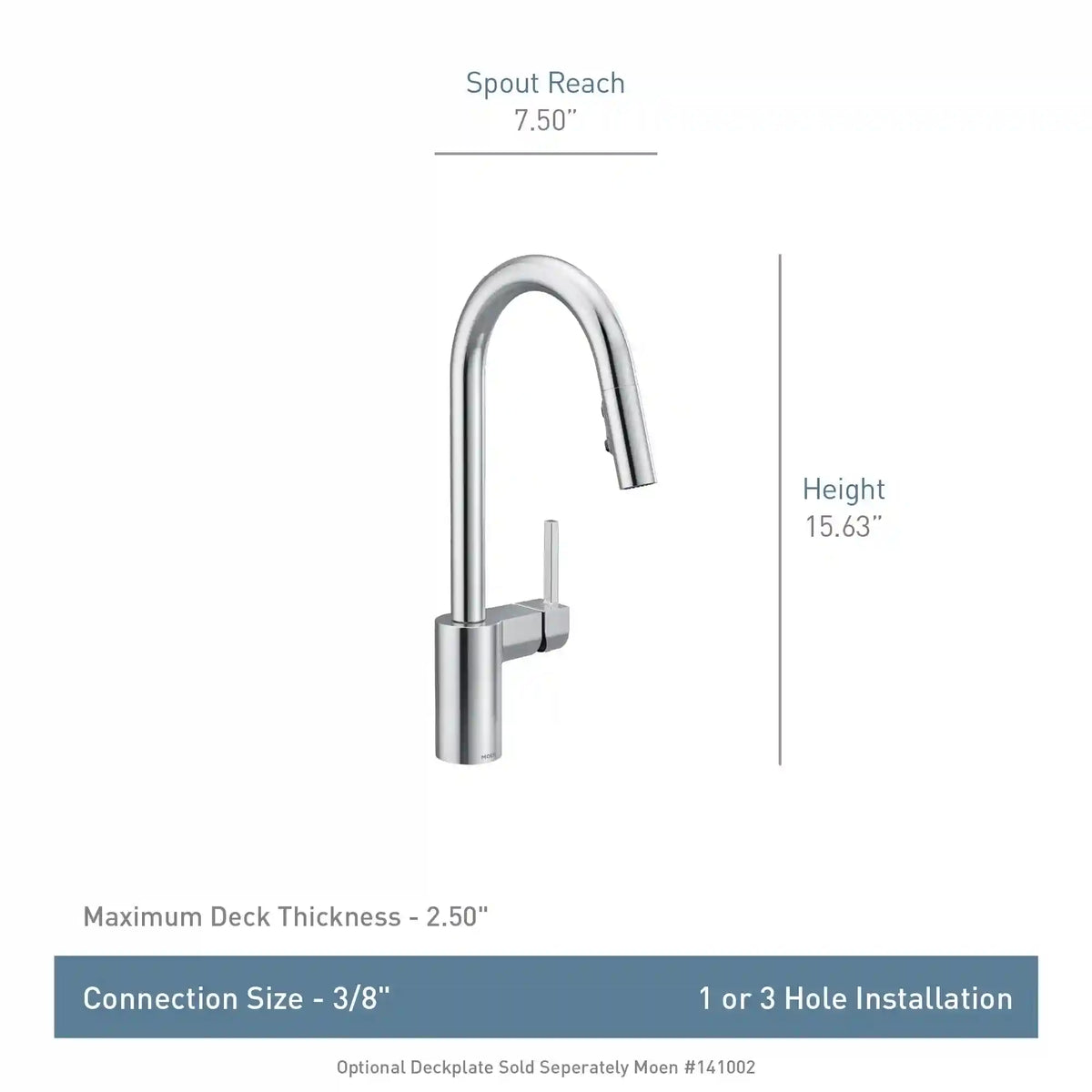 Align One-Handle High Arc Pulldown Kitchen Faucet